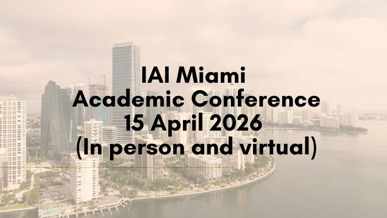 IAI Academic Conference Proceedings, Miami 15 April 2026